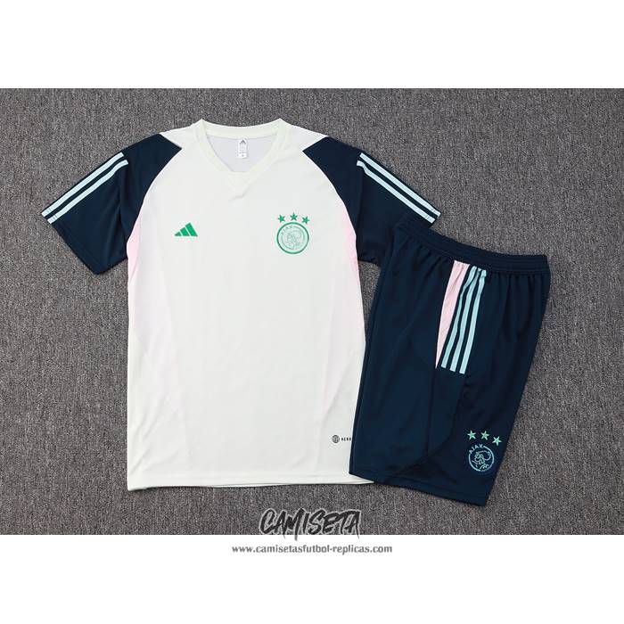 Chandal del Ajax 2023-2024 Manga Corta Verde - Pantalon Corto